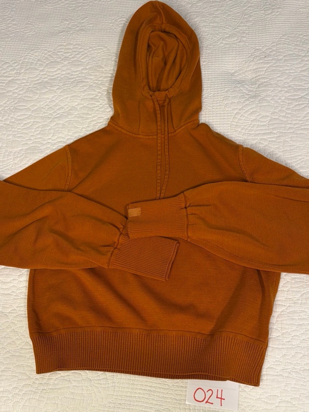 Keys Women’s Rust Crewneck Knitted Hoodie Sweater
